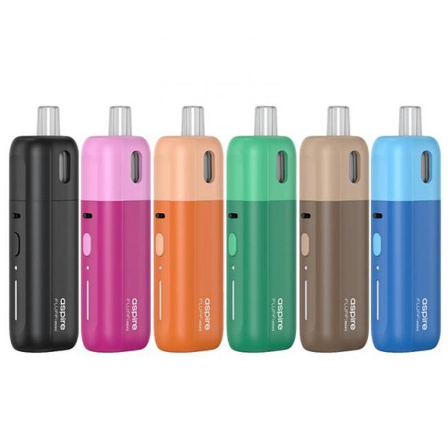 Aspire Fluffi Mini Pod System Kit 1100mAh Adjustable Airflow Vape Aspire Fluffi Mini Pod System Kit 1100mAh Adjustable Airflow Vape