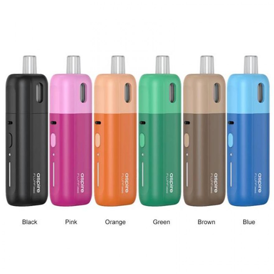 Aspire Fluffi Mini Pod System Kit 1100mAh Adjustable Airflow Vape Aspire Fluffi Mini Pod System Kit 1100mAh Adjustable Airflow Vape