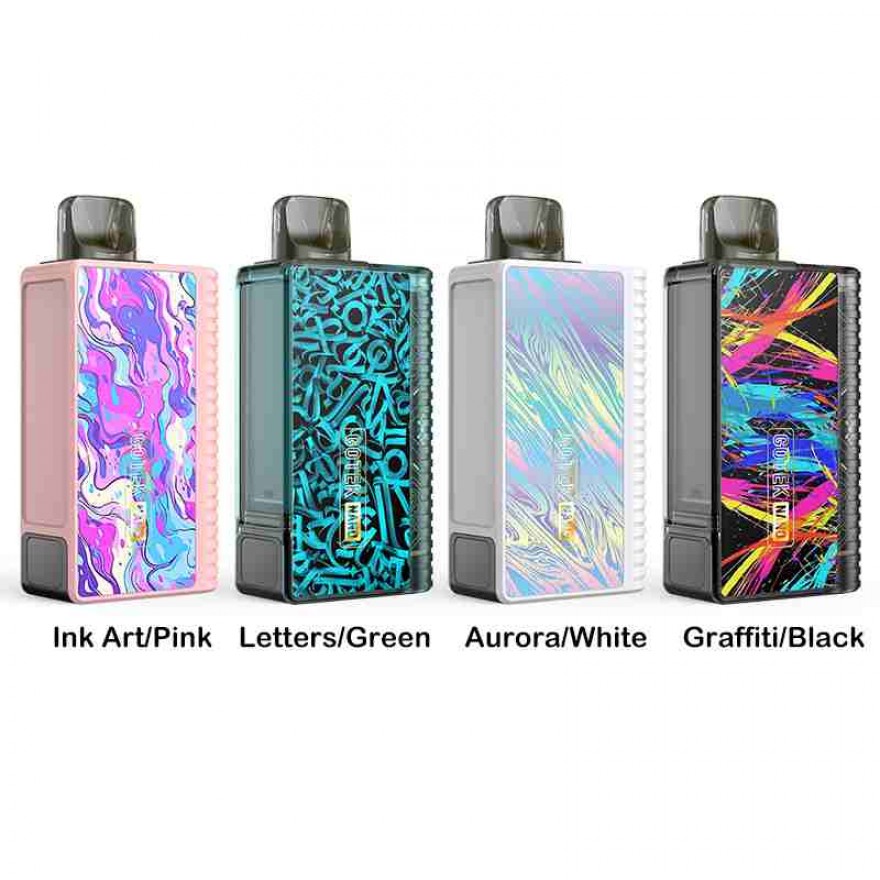 Aspire Gotek Nano Kit 1000mAh Pod System Adjustable Airflow Vape Aspire Gotek Nano Kit 1000mAh Pod System Adjustable Airflow Vape