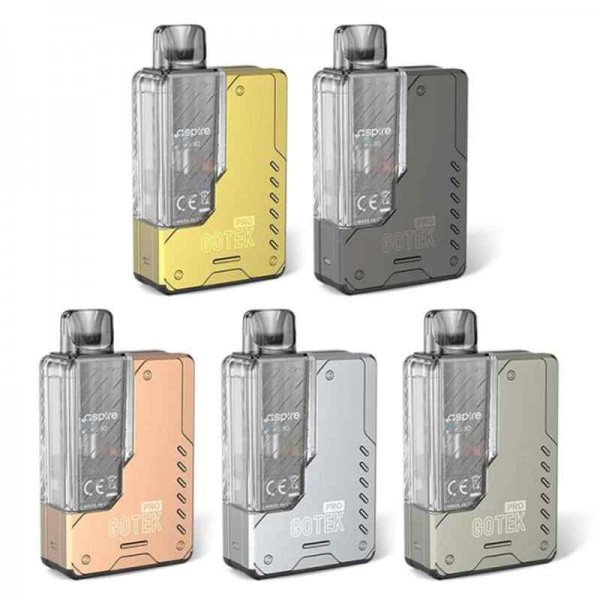 Aspire Gotek Pro Pod Kit 1500mAh Auto Draw MTL Vape Device
