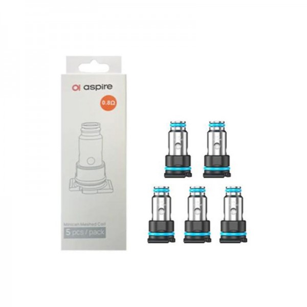 Aspire Minican Meshed Coil 0.8Ω Replacement Coil 5pcs for Minican 3