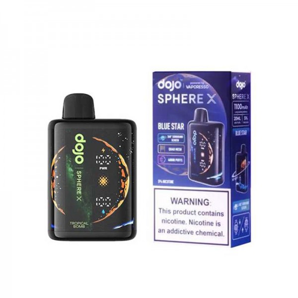 DOJO Sphere X Disposable Vape Device 20ml 1100mAh Quad Mesh