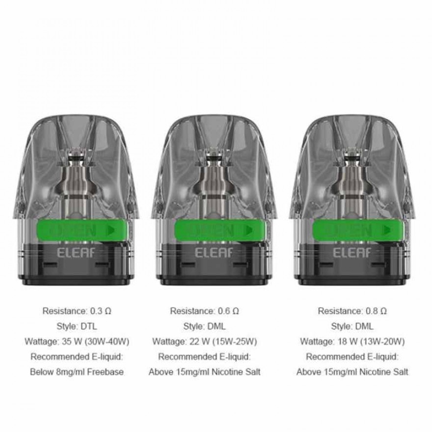 Eleaf iCita Pod Cartridge 3ml Replacement Pod 2pcs Pack for iCita Kit Eleaf iCita Pod Cartridge 3ml Replacement Pod 2pcs Pack for iCita Kit