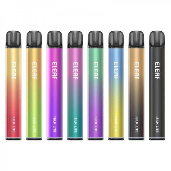 Eleaf iSilk Lite Pod System Kit 500mAh 2ml Auto-Draw Vape Device Eleaf iSilk Lite Pod System Kit 500mAh 2ml Auto-Draw Vape Device