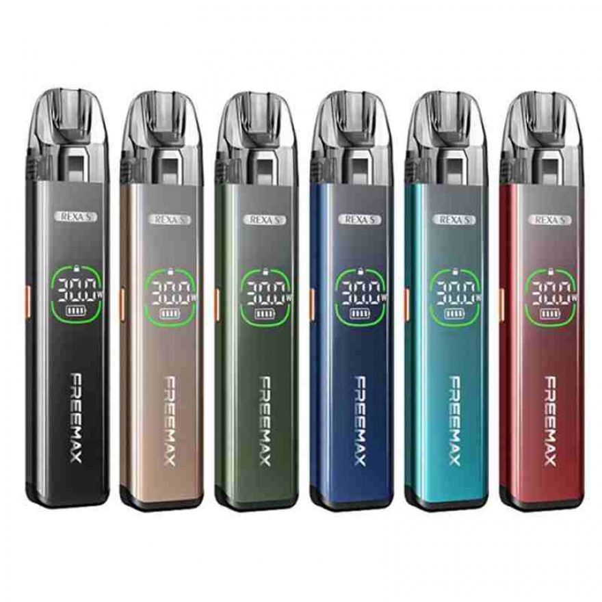 Freemax Rexa S Pod System Kit 1300mAh 30W Adjustable Airflow Vape Freemax Rexa S Pod System Kit 1300mAh 30W Adjustable Airflow Vape