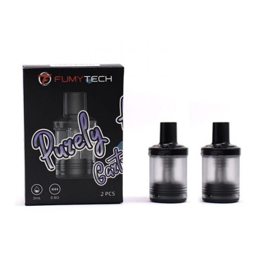 Fumytech Purely AIO Pod Cartridge 2ml Replacement Pod 2pcs Pack Fumytech Purely AIO Pod Cartridge 2ml Replacement Pod 2pcs Pack