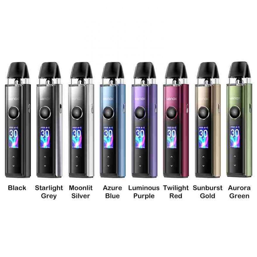 GeekVape Wenax Q Pro Pod System Kit 1200mAh 30W Smart Vape Device GeekVape Wenax Q Pro Pod System Kit 1200mAh 30W Smart Vape Device