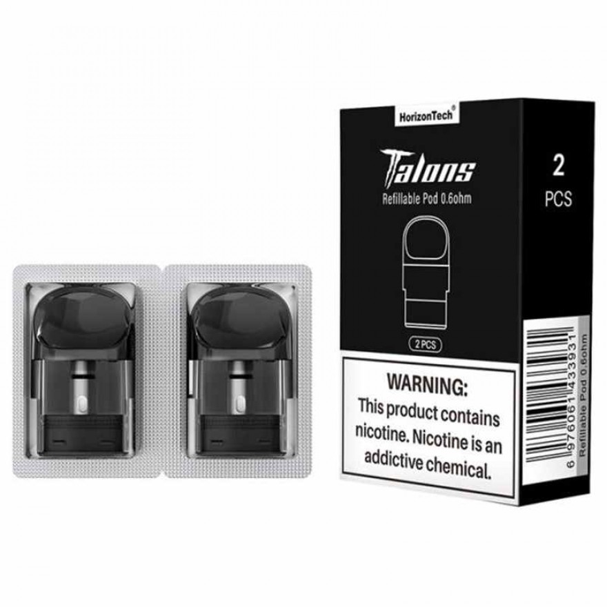 HorizonTech Talons TW Pod Cartridge 2ml Replacement Pod 2pcs Pack HorizonTech Talons TW Pod Cartridge 2ml Replacement Pod 2pcs Pack
