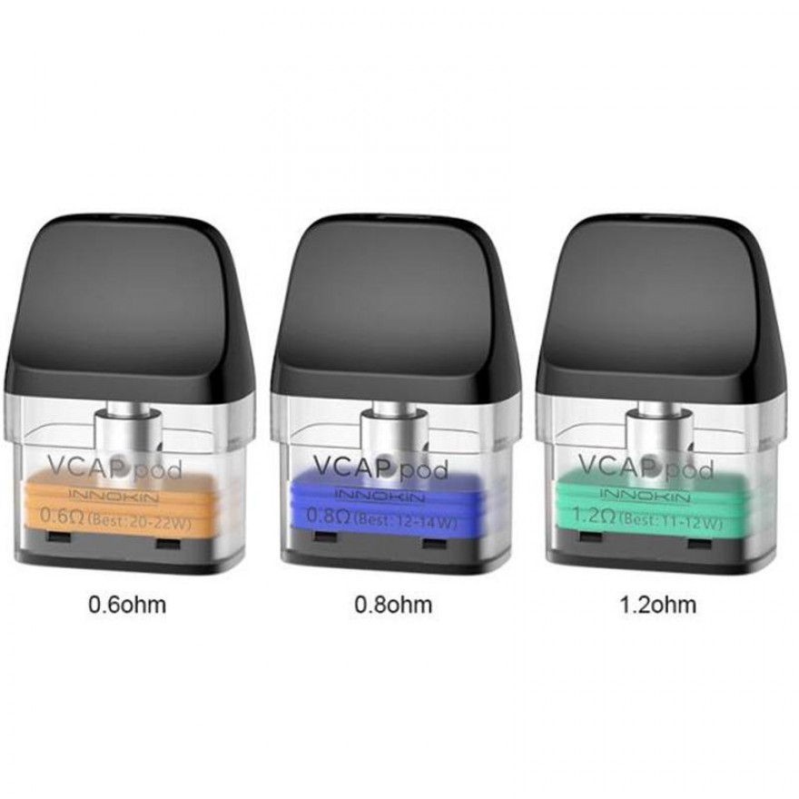 Innokin VCAP Pod Cartridge 2ml Mesh Pod 0.6Ω 0.8Ω 1.2Ω Replacement Innokin VCAP Pod Cartridge 2ml Mesh Pod 0.6Ω 0.8Ω 1.2Ω Replacement