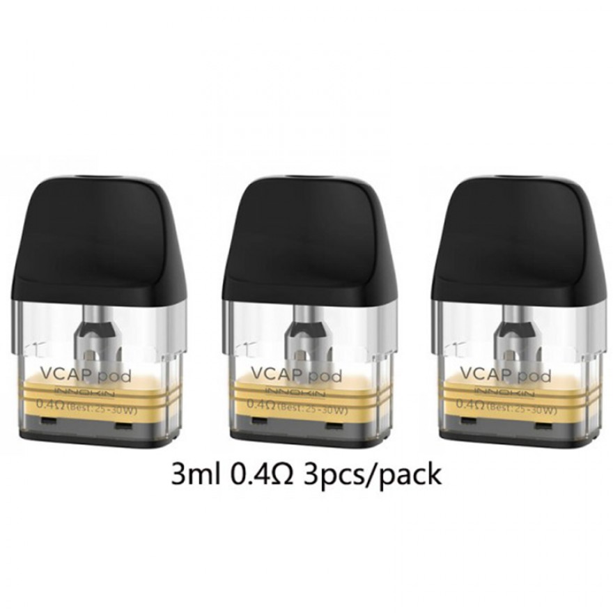 Innokin VCAP Pod Cartridge 3ml Replacement Pod 3PCS Pack Innokin VCAP Pod Cartridge 3ml Replacement Pod 3PCS Pack