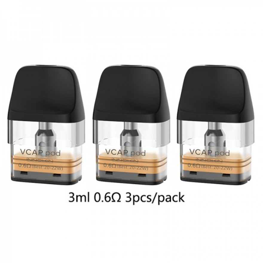 Innokin VCAP Pod Cartridge 3ml Replacement Pod 3PCS Pack Innokin VCAP Pod Cartridge 3ml Replacement Pod 3PCS Pack