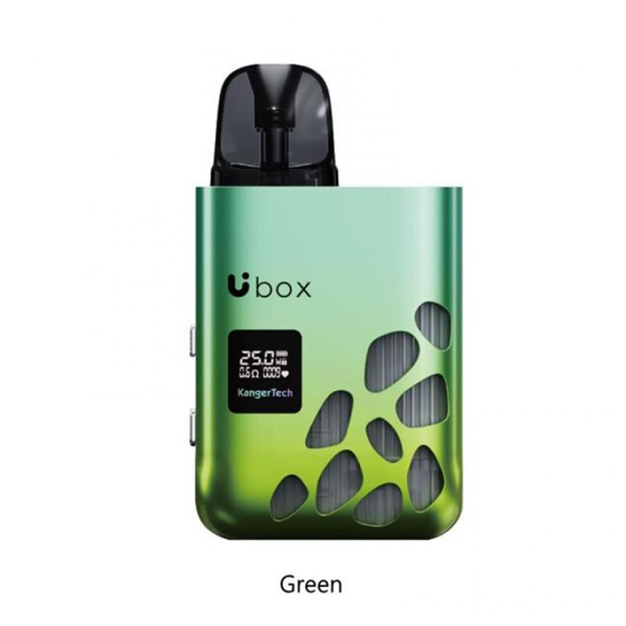 KangerTech Ubox Pod System Kit 900mAh 30W Refillable Vape Device KangerTech Ubox Pod System Kit 900mAh 30W Refillable Vape Device