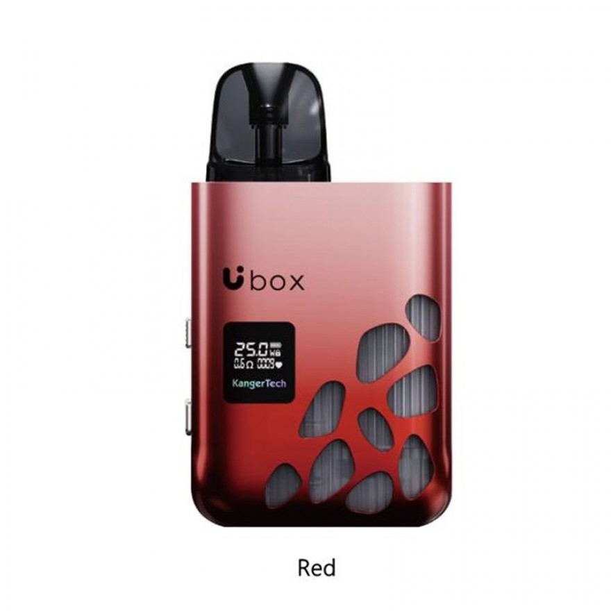 KangerTech Ubox Pod System Kit 900mAh 30W Refillable Vape Device KangerTech Ubox Pod System Kit 900mAh 30W Refillable Vape Device