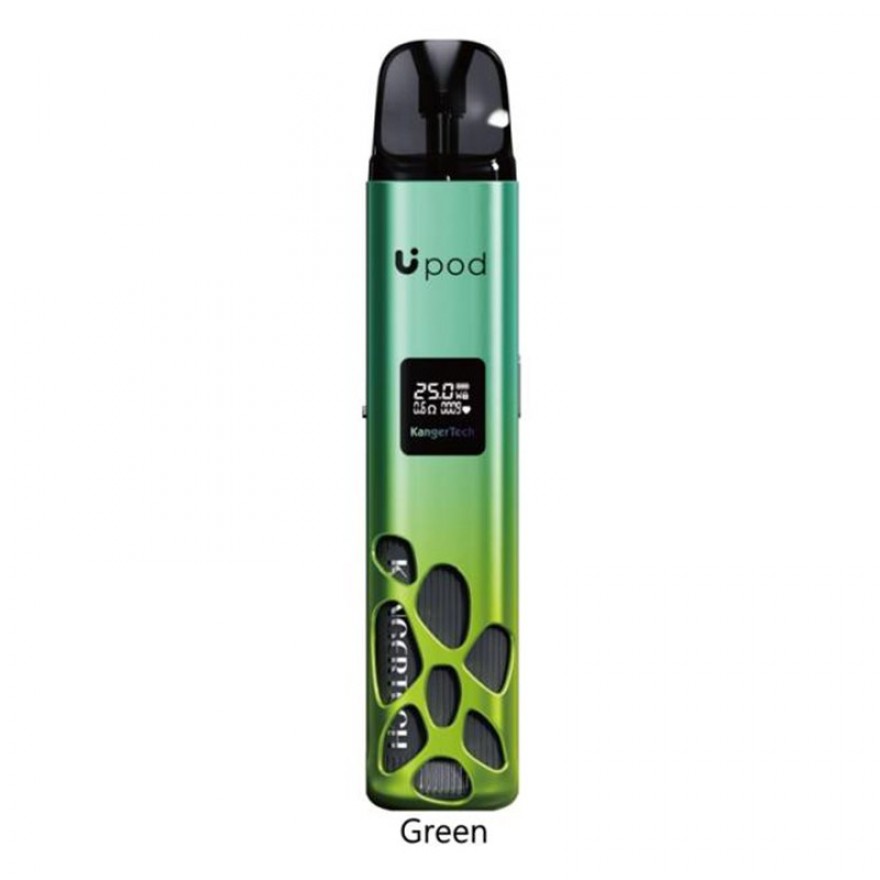 KangerTech UPod Pod System Kit 25W 850mAh Vape Device 4ml Pod KangerTech UPod Pod System Kit 25W 850mAh Vape Device 4ml Pod