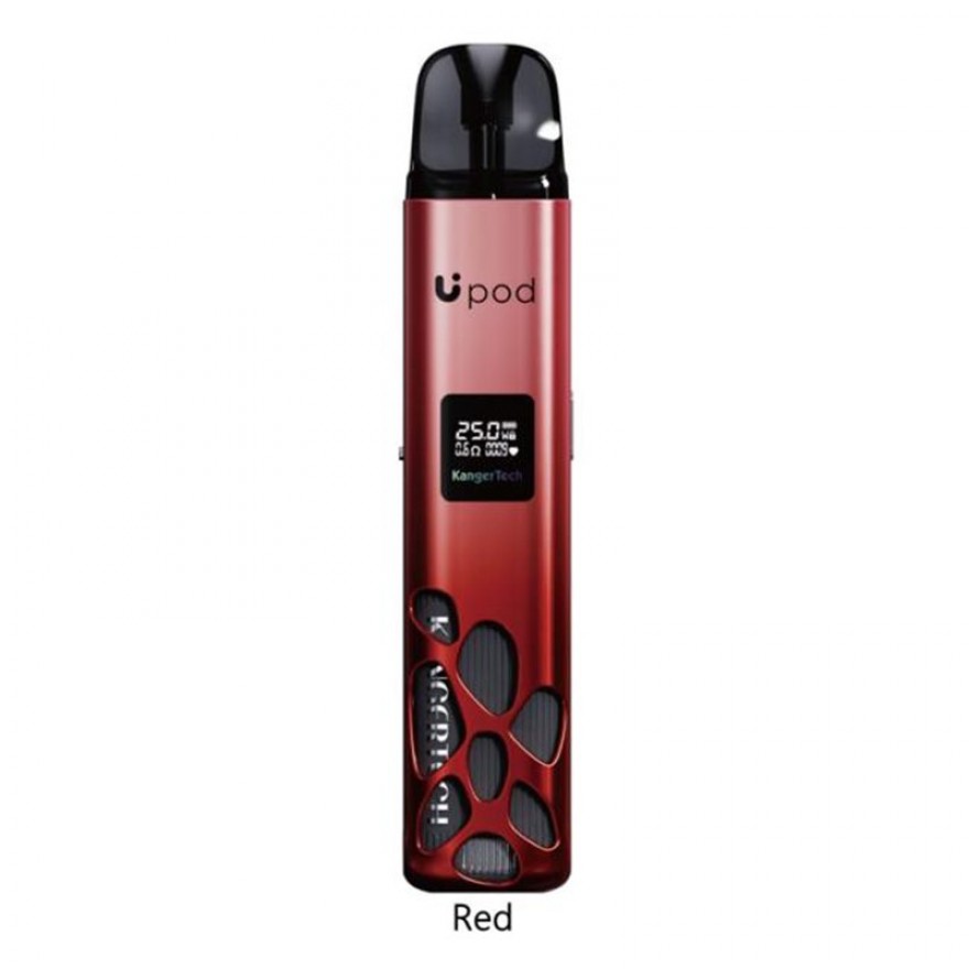 KangerTech UPod Pod System Kit 25W 850mAh Vape Device 4ml Pod KangerTech UPod Pod System Kit 25W 850mAh Vape Device 4ml Pod
