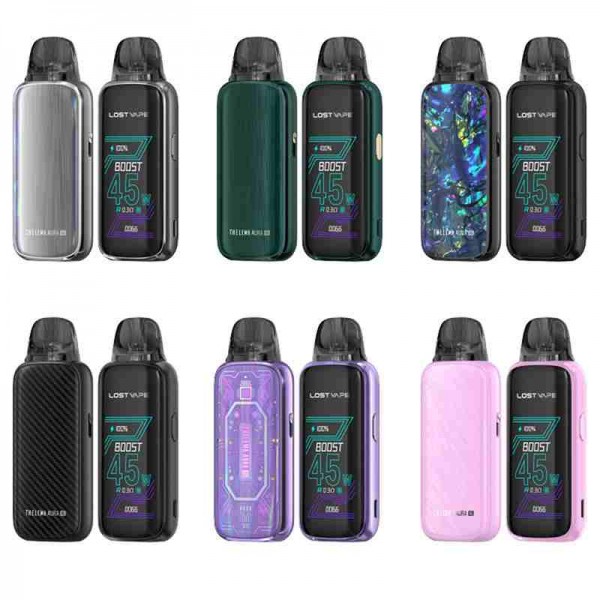 Lost Vape Thelema Aura 45 Pod System Kit 1600mAh 3ml Lost Vape Thelema Aura 45 Pod System Kit 1600mAh 3ml