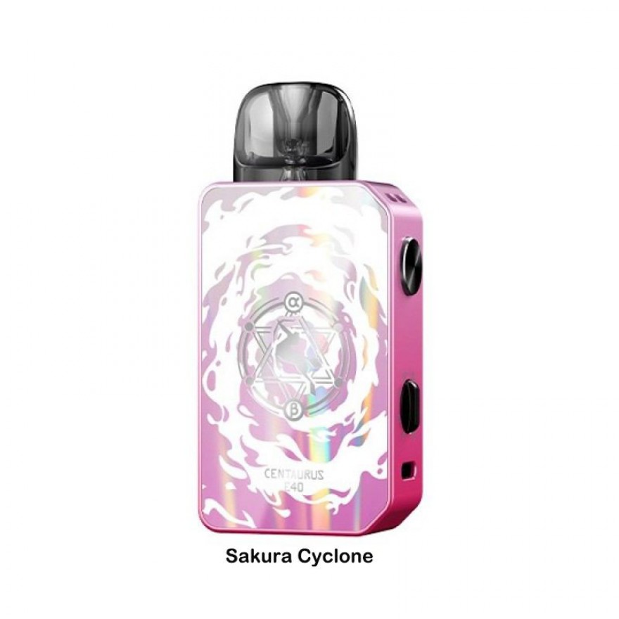 Lost Vape Centaurus E40 Pod Kit 40W 1400mAh with E Plus Cartridge Lost Vape Centaurus E40 Pod Kit 40W 1400mAh with E Plus Cartridge