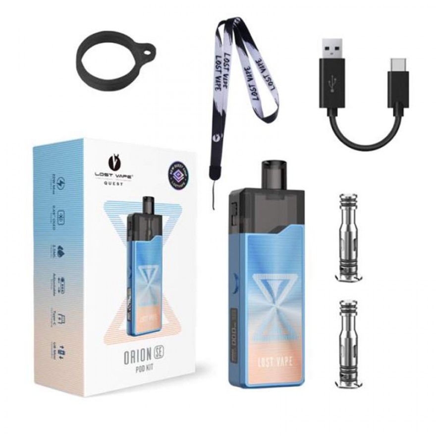 Lost Vape Orion SE Pod Kit 800mAh Adjustable Wattage Vape Device Lost Vape Orion SE Pod Kit 800mAh Adjustable Wattage Vape Device