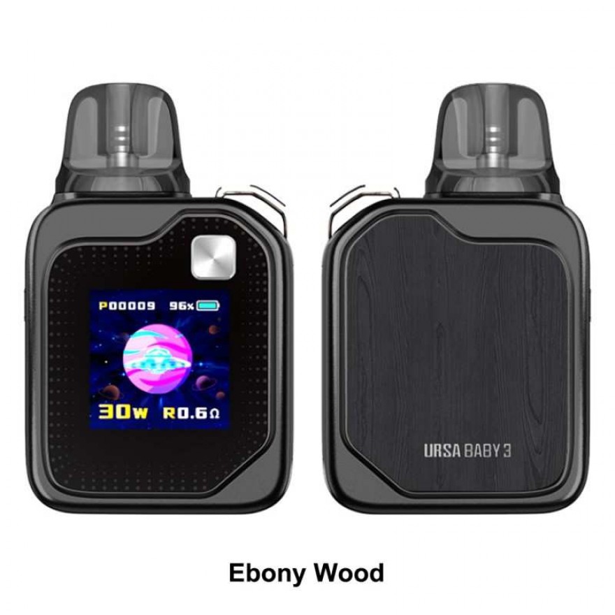 Lost Vape Ursa Baby 3 Pod System Kit 1200mAh 30W TFT Display Lost Vape Ursa Baby 3 Pod System Kit 1200mAh 30W TFT Display