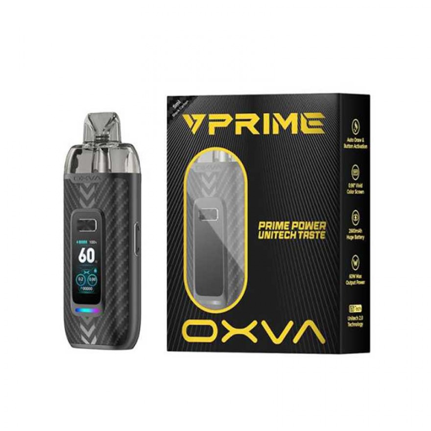 OXVA VPRIME Pod Mod Kit 60W with 2600mAh Battery & 3D Screen OXVA VPRIME Pod Mod Kit 60W with 2600mAh Battery & 3D Screen