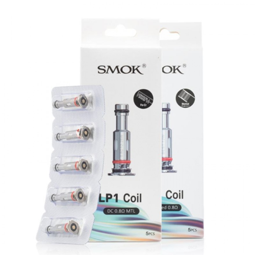 SMOK LP1 Replacement Coil Mesh MTL Coil for Novo 4 Pod Kit 5PCS SMOK LP1 Replacement Coil Mesh MTL Coil for Novo 4 Pod Kit 5PCS