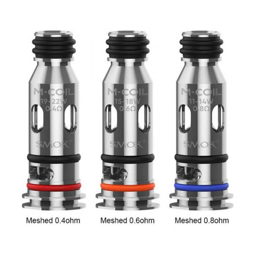 SMOK M-Coil Replacement Coils for Tech247 Pod Kit Mesh Coil 5PCS SMOK M-Coil Replacement Coils for Tech247 Pod Kit Mesh Coil 5PCS