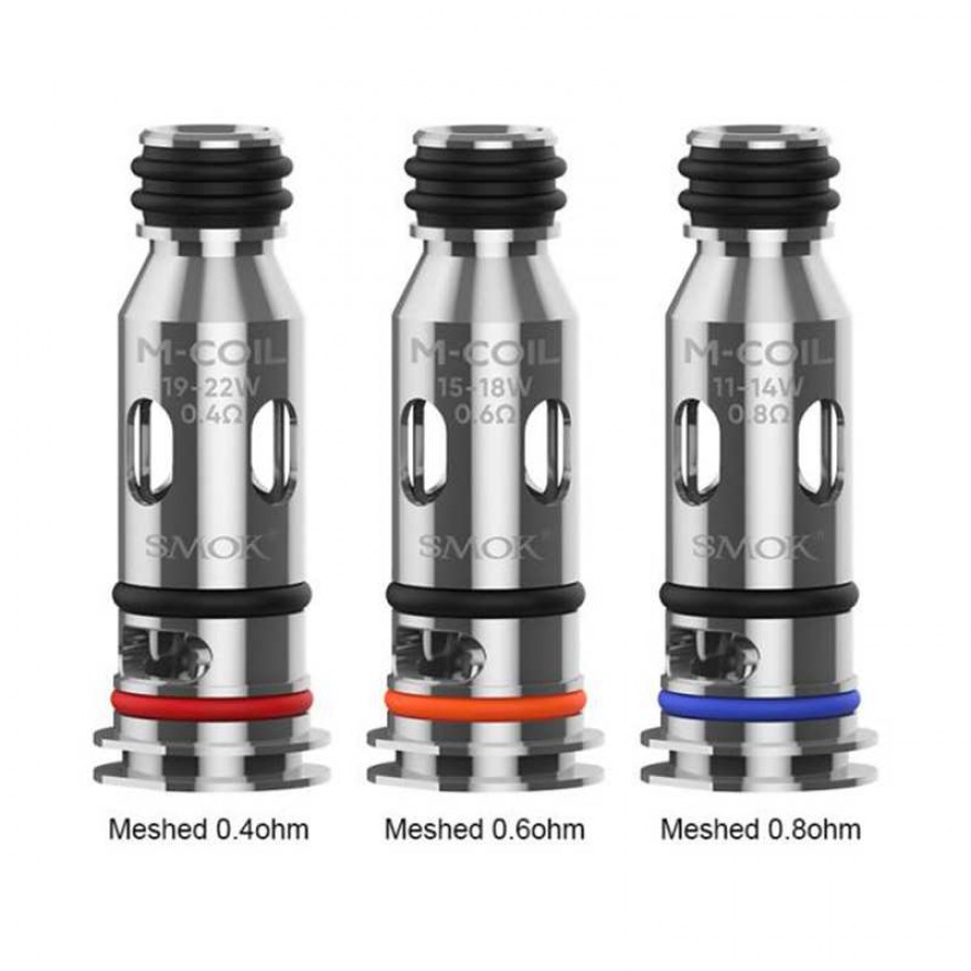 SMOK M-Coil Replacement Coils for Tech247 Pod Kit 5PCS Pack Mesh Coil SMOK M-Coil Replacement Coils for Tech247 Pod Kit 5PCS Pack Mesh Coil