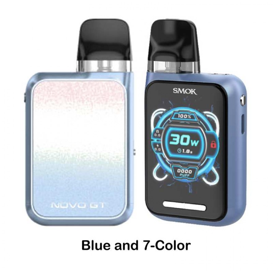 SMOK Novo GT Box Pod System Kit 1700mAh Full Screen 30W Vape Kit SMOK Novo GT Box Pod System Kit 1700mAh Full Screen 30W Vape Kit