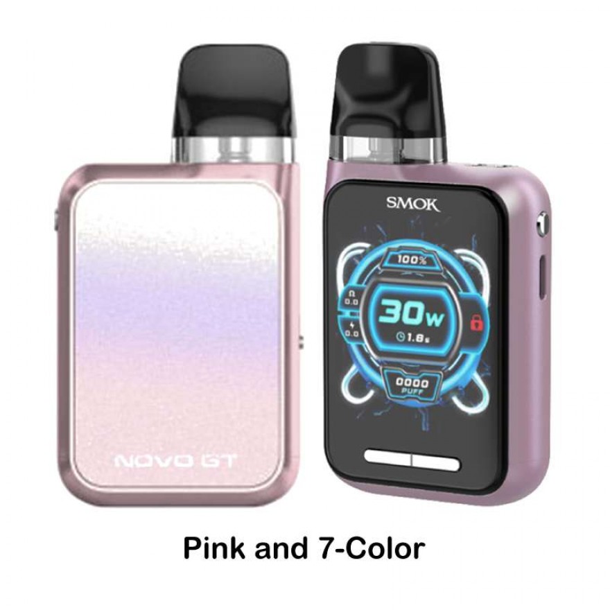 SMOK Novo GT Box Pod System Kit 1700mAh Full Screen 30W Vape Kit SMOK Novo GT Box Pod System Kit 1700mAh Full Screen 30W Vape Kit
