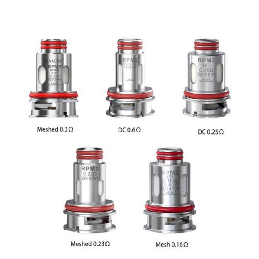 SMOK RPM 2 Replacement Mesh Coils for RPM 2 Pod Kit 5PCS Pack SMOK RPM 2 Replacement Mesh Coils for RPM 2 Pod Kit 5PCS Pack