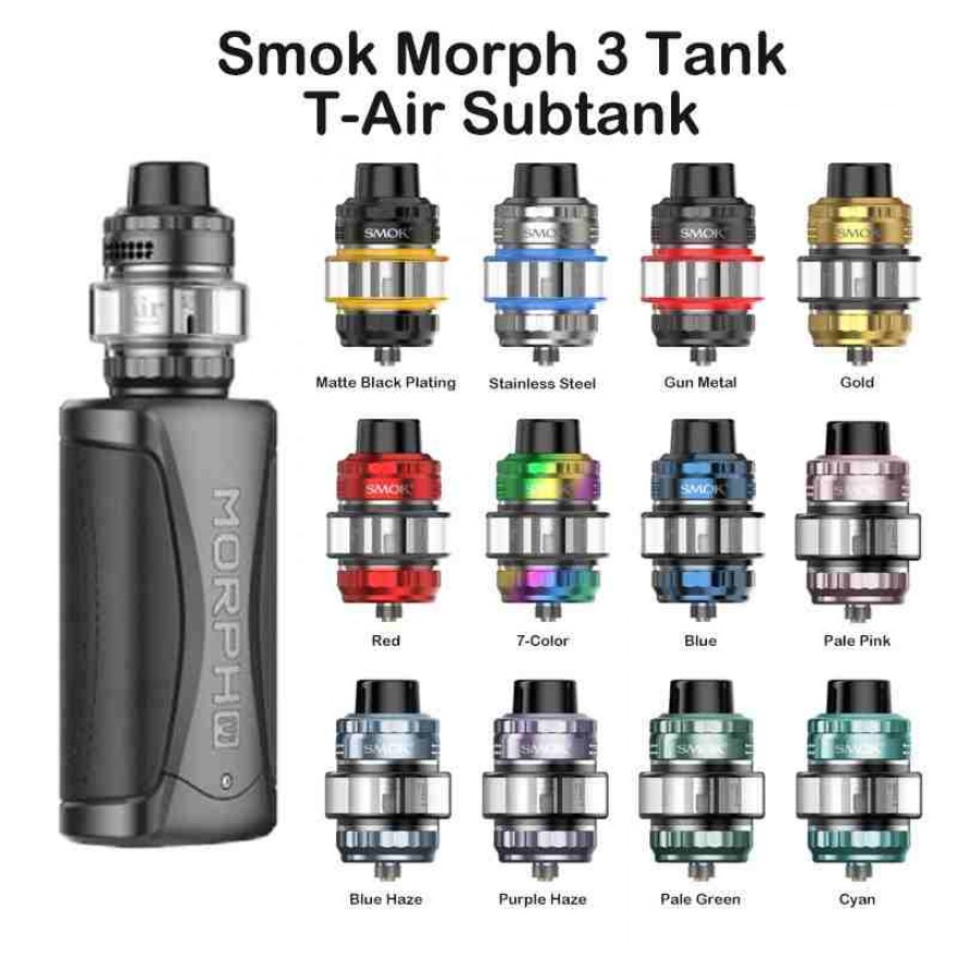SMOK T-Air Subtank 5ml Tank for Morph 3 Kit with TA Mesh Coils SMOK T-Air Subtank 5ml Tank for Morph 3 Kit with TA Mesh Coils