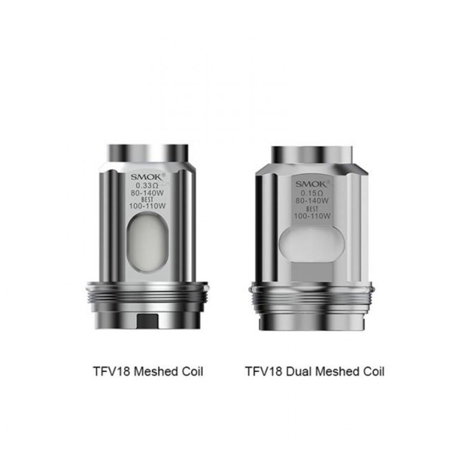 SMOK TFV18 Replacement Coil Mesh & RBA Coil for ARCFOX Tank 3PCS SMOK TFV18 Replacement Coil Mesh & RBA Coil for ARCFOX Tank 3PCS