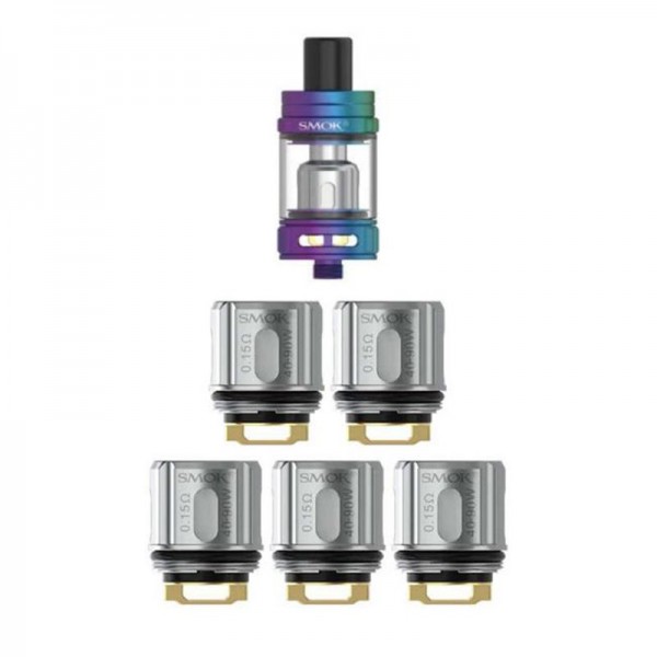 SMOK TFV9 Mini Replacement Coils 0.15ohm Mesh NiCr Coils 5PCS SMOK TFV9 Mini Replacement Coils 0.15ohm Mesh NiCr Coils 5PCS