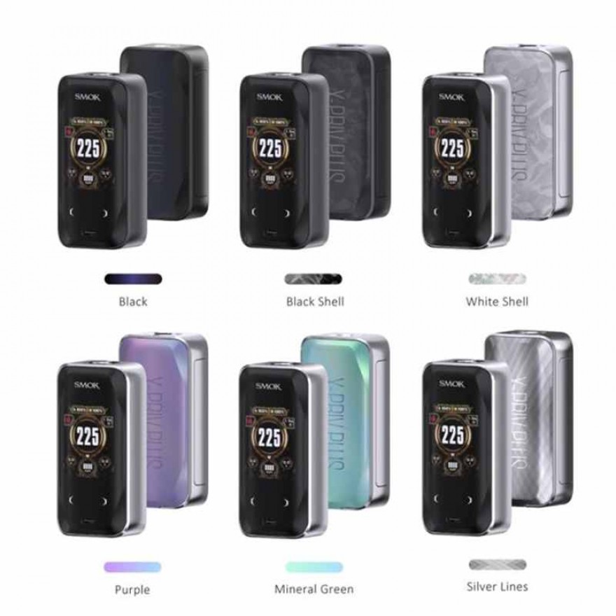 SMOK X-Priv Plus 225W Box Mod with Dual 18650 Batteries Support SMOK X-Priv Plus 225W Box Mod with Dual 18650 Batteries Support
