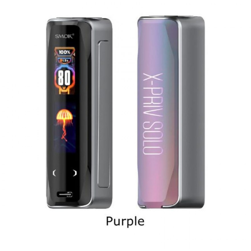 SMOK X-Priv Solo 80W Box Mod with Touch Screen for TF-D Subtank SMOK X-Priv Solo 80W Box Mod with Touch Screen for TF-D Subtank