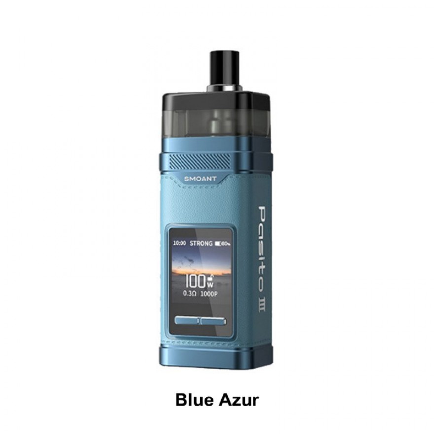 Smoant Pasito III 3 Pod Mod Kit 100W 2800mAh 7ml Smoant Pasito III 3 Pod Mod Kit 100W 2800mAh 7ml