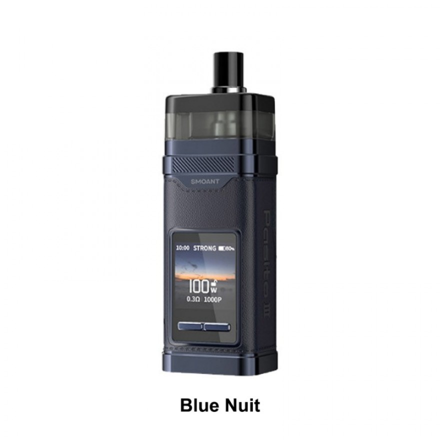 Smoant Pasito III 3 Pod Mod Kit 100W 2800mAh 7ml Smoant Pasito III 3 Pod Mod Kit 100W 2800mAh 7ml