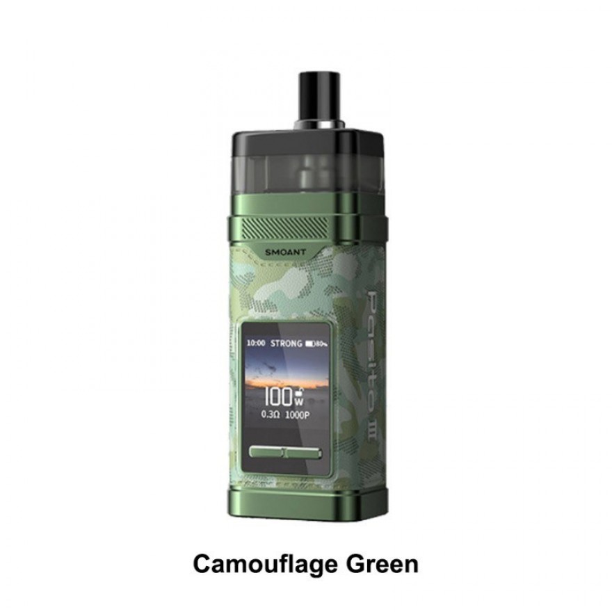 Smoant Pasito III 3 Pod Mod Kit 100W 2800mAh 7ml Smoant Pasito III 3 Pod Mod Kit 100W 2800mAh 7ml