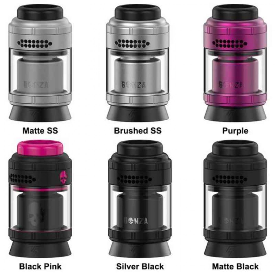 ThunderCloud x Vaping Bogan Bonza Pro RTA Tank 6ml ThunderCloud x Vaping Bogan Bonza Pro RTA Tank 6ml