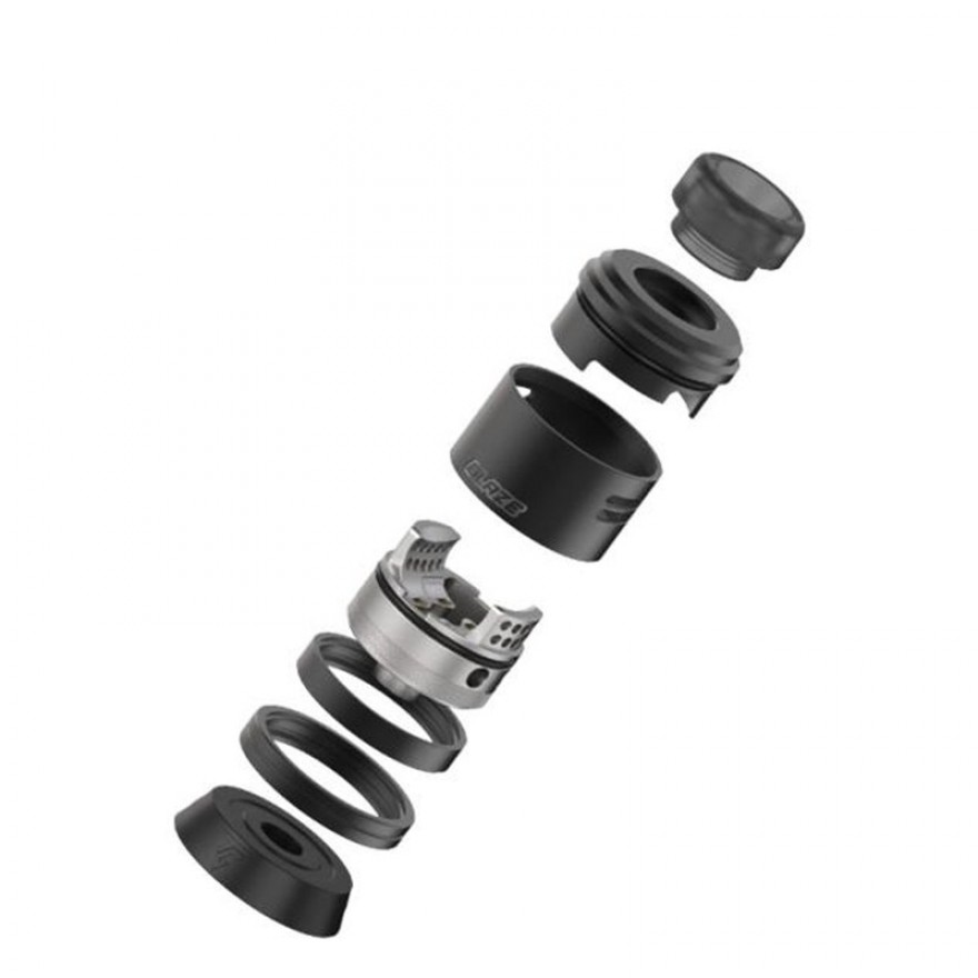 Thunder Cloud Blaze Dual Coil RDA Atomizer by Mike Vapes 24mm Thunder Cloud Blaze Dual Coil RDA Atomizer by Mike Vapes 24mm