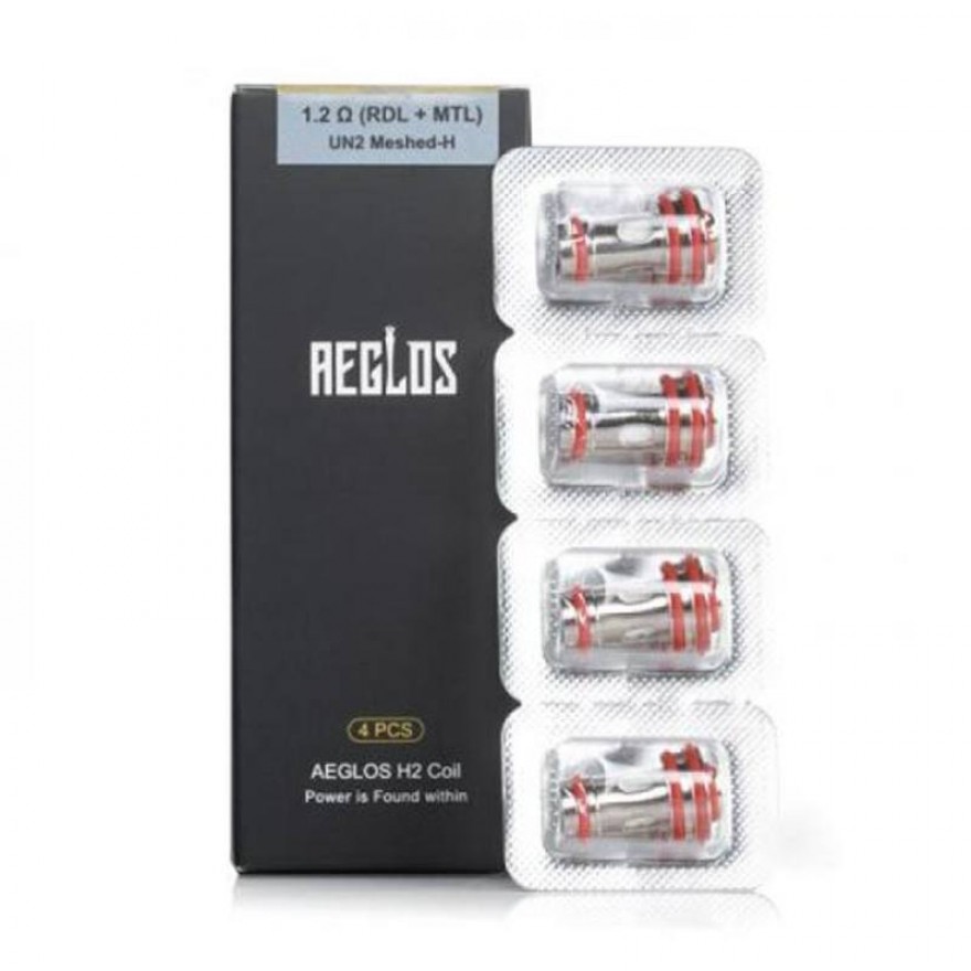 Uwell Aeglos H2 Coil UN2 Meshed-H 0.18Ω 1.2Ω Vape Coil 4PCS Pack Uwell Aeglos H2 Coil UN2 Meshed-H 0.18Ω 1.2Ω Vape Coil 4PCS Pack