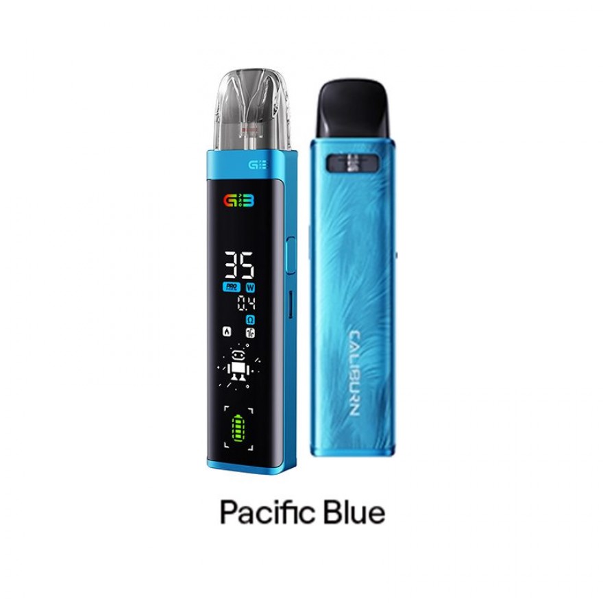 Uwell Caliburn G3 Pro Pod System Kit 35W 1000mAh Full Screen Vape Uwell Caliburn G3 Pro Pod System Kit 35W 1000mAh Full Screen Vape