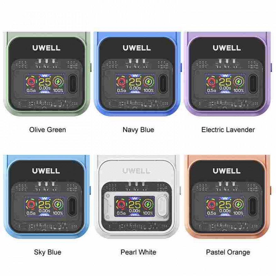 Uwell COZI Device 800mAh Pod System 25W Dual Mesh Airflow Vape Uwell COZI Device 800mAh Pod System 25W Dual Mesh Airflow Vape