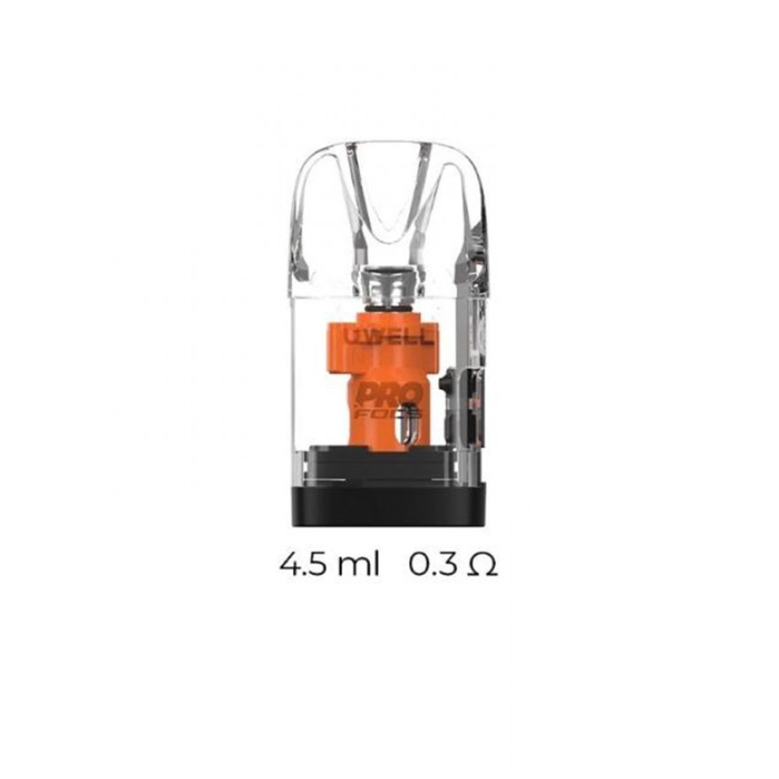 Uwell EM2 Replacement Pod Cartridge 4.5ml Leak-Proof Pod 2 Pack Uwell EM2 Replacement Pod Cartridge 4.5ml Leak-Proof Pod 2 Pack