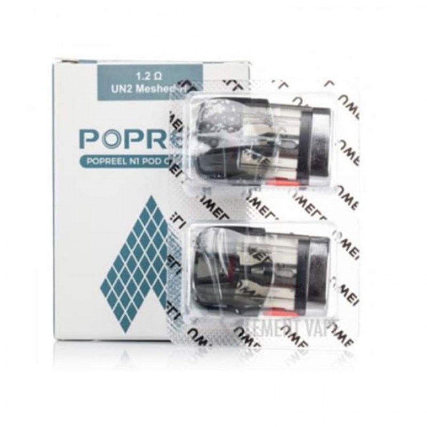 Uwell Popreel N1 Pod Cartridge 2ml 1.2Ω UN2 Meshed-H 2PCS Pack Uwell Popreel N1 Pod Cartridge 2ml 1.2Ω UN2 Meshed-H 2PCS Pack
