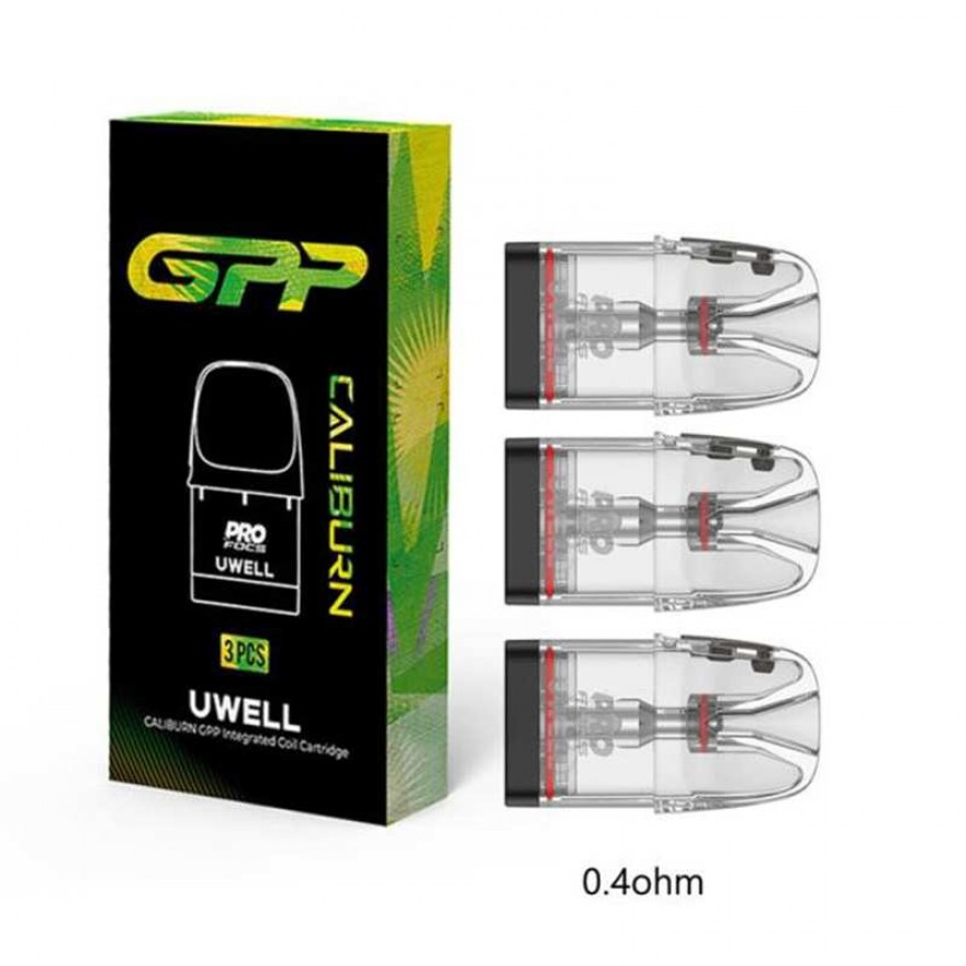 Uwell Upgraded Caliburn GPP Cartridge 3ml Pod for G3 G4 Series Uwell Upgraded Caliburn GPP Cartridge 3ml Pod for G3 G4 Series