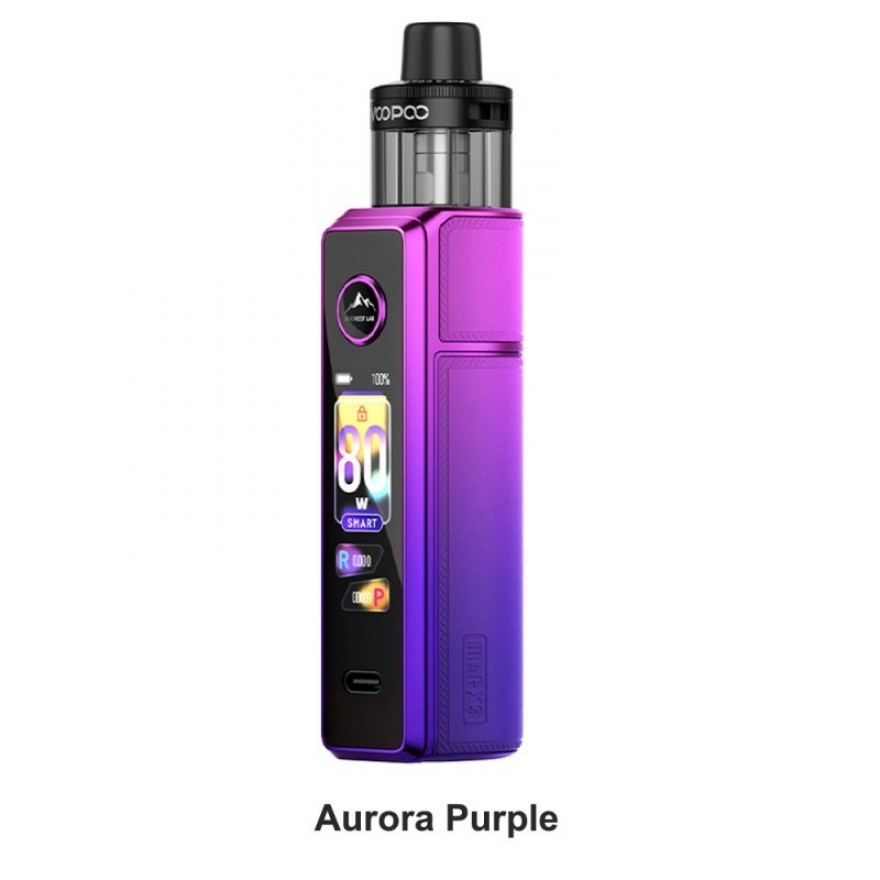 VOOPOO Drag X3 80W Pod Mod Kit with PnP X Cartridge DTL Pod VOOPOO Drag X3 80W Pod Mod Kit with PnP X Cartridge DTL Pod