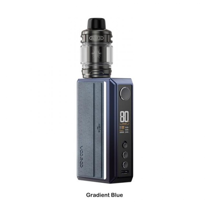 VOOPOO Drag 5 Box Mod Kit 177W Dual 18650 with Uforce-X Tank VOOPOO Drag 5 Box Mod Kit 177W Dual 18650 with Uforce-X Tank