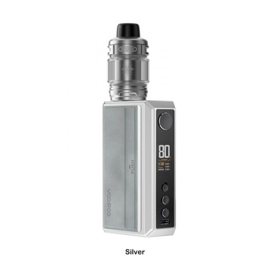 VOOPOO Drag 5 Box Mod Kit 177W Dual 18650 with Uforce-X Tank VOOPOO Drag 5 Box Mod Kit 177W Dual 18650 with Uforce-X Tank