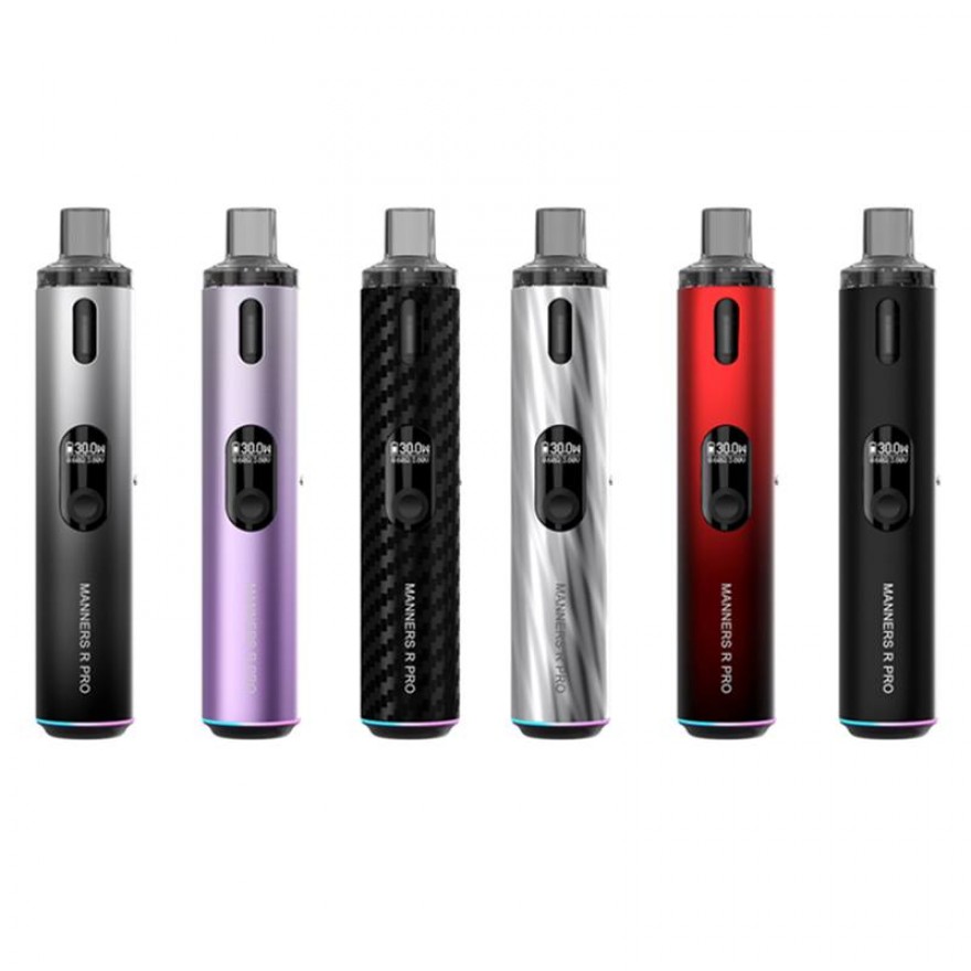 Vapefly Manners R Pro Pod Kit 30W 1100mAh Top Fill Vape Device Vapefly Manners R Pro Pod Kit 30W 1100mAh Top Fill Vape Device